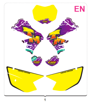 Aufkleberkit my 23, END 2T Pink Edition. # 94243`